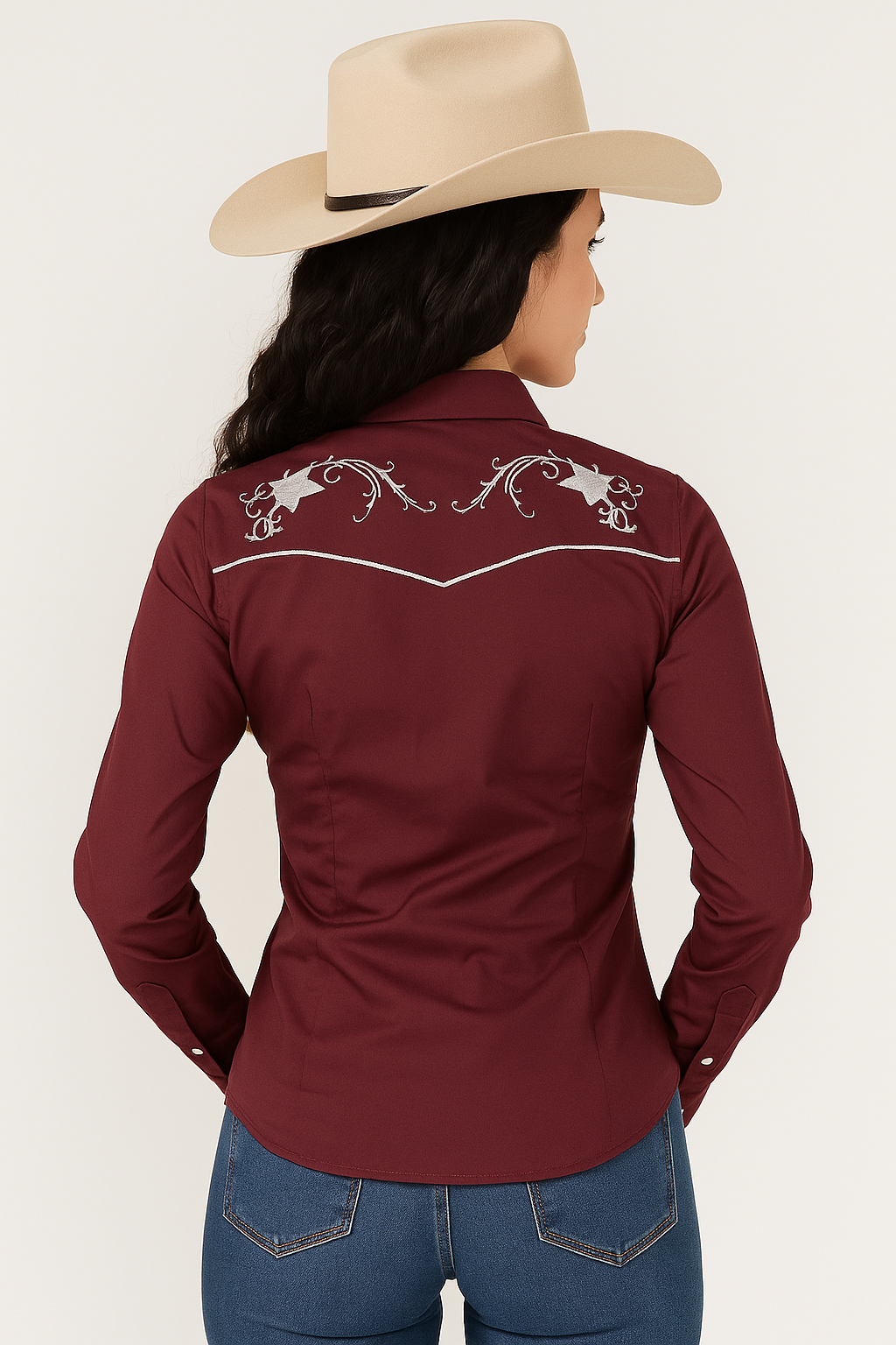 Camisa vaquera para dama - Image 2