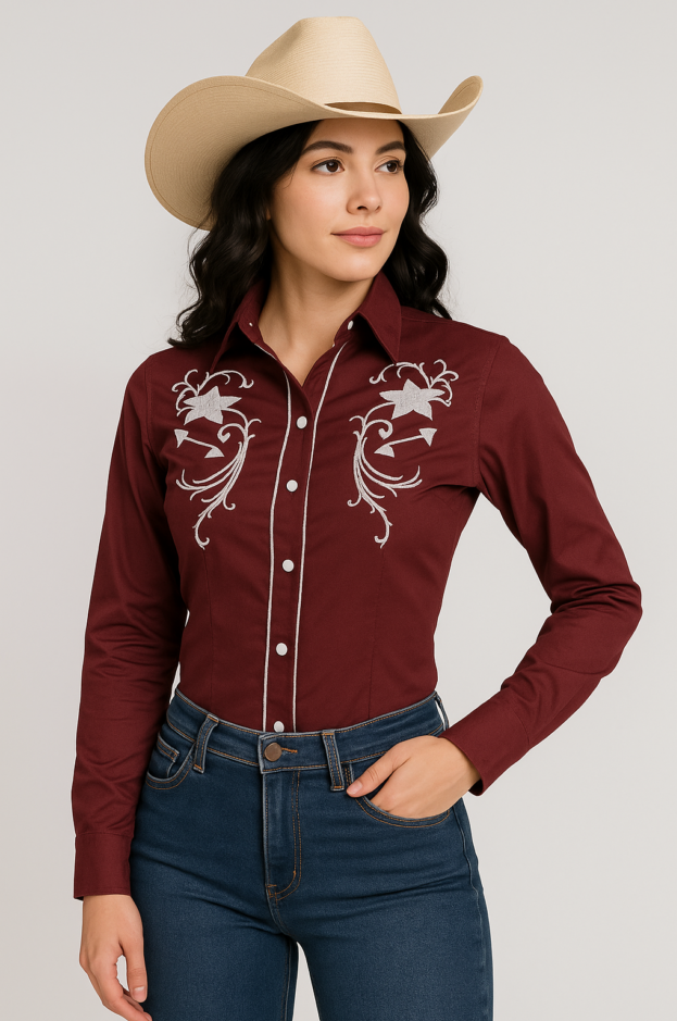 Camisa vaquera para dama